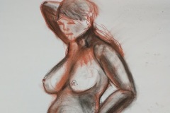 Nude-study.-Charcoal-on-paper.-2022